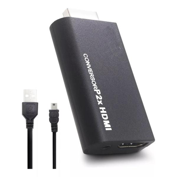 Adaptador converosr de cabo av ps2 slim fat x hdmi - CABLEE Imagem de Adaptador converosr de cabo av ps2 slim fat x hdmi