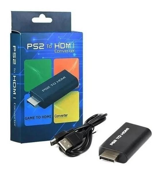 Imagem de Adaptador Conversor Compatível Ps2 Audio Vídeo Av Para Cabo Hdmi