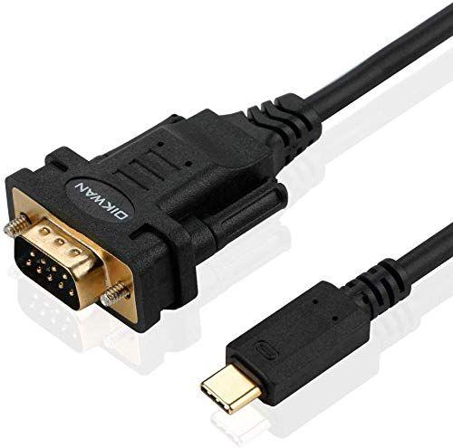 Adaptador conversor de cabo serial USB-C para RS232 DB9 OIKWAN Imagem de Adaptador conversor de cabo serial USB-C para RS232 DB9 OIKWAN