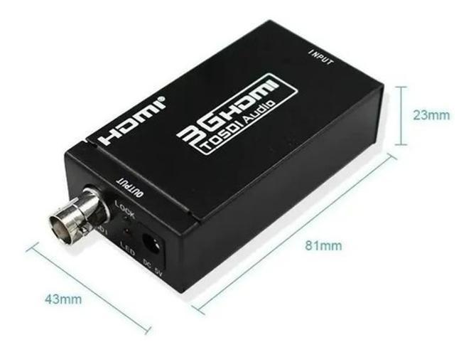 Imagem de Adaptador Conversor De Hdmi V1.4 Para Sd-Sdi, Hd-Sdi 3G Sdi