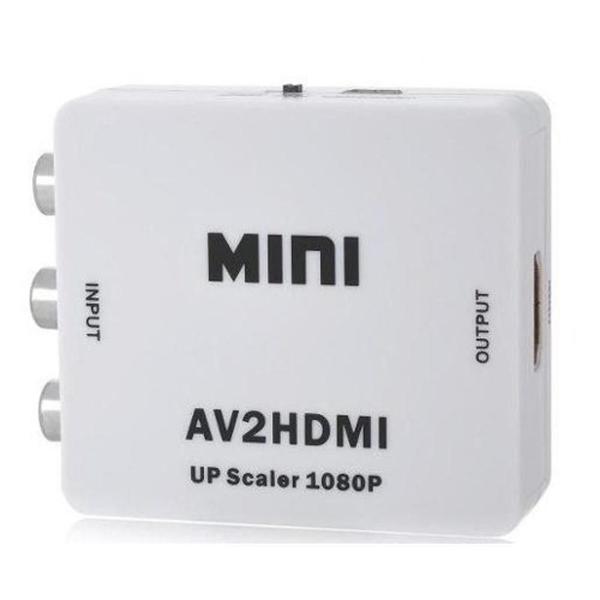 Imagem de Adaptador Conversor de Rca Video Composto Av para Hdmi - Av2hdmi