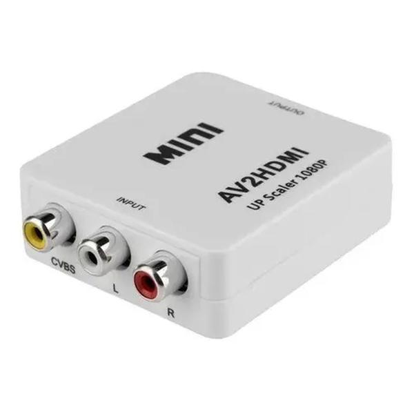 Imagem de Adaptador Conversor de Rca Video Composto Av para Hdmi - Av2hdmi