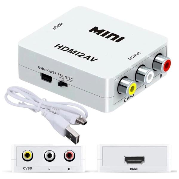 Imagem de Adaptador Conversor Digital AV2 para HDMI Televisão Notebook