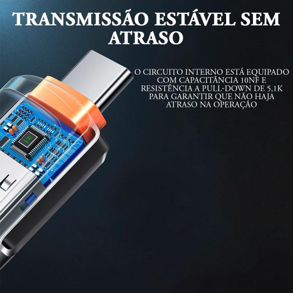 Imagem de Adaptador Conversor Usb 3.0 Otg Para Usb-c  Tipo-c Mcdodo