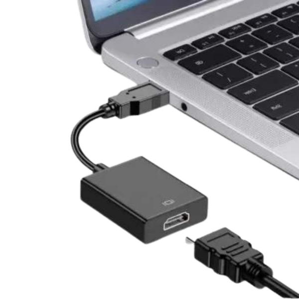 Imagem de Adaptador Conversor USB X HDMI Fy-542 Preto