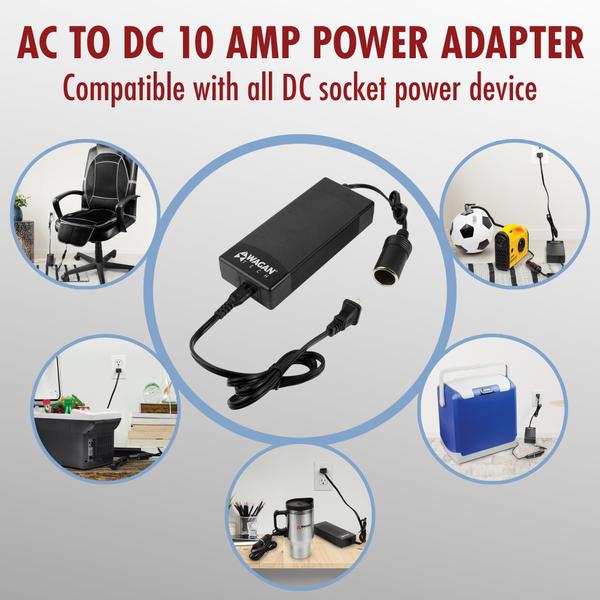 Imagem de Adaptador de alimentação AC/DC Wagan EL9904 10A 110V/240V a 12V