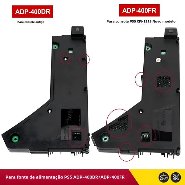 Imagem de Adaptador de Alimentação CA/CC para PS5 (100-240V) - ADP-400DR/ADP-400ER