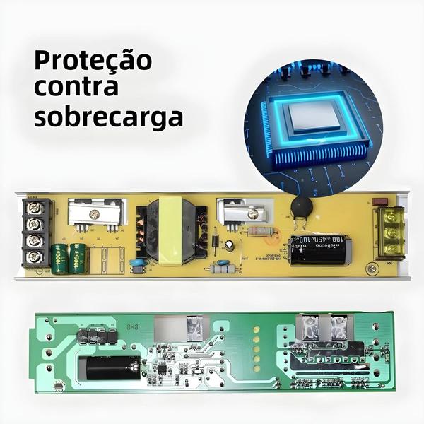 Imagem de Adaptador De Alimentação De Faixa De Luz LED AC220V Para DC12V 24V Driver De Interruptor De