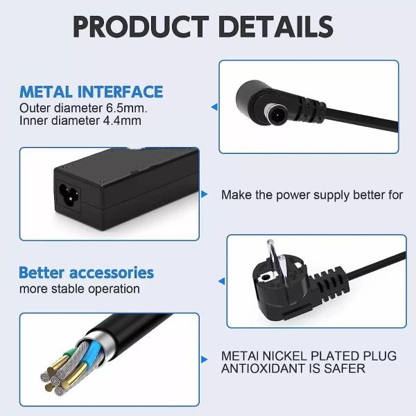 Imagem de Adaptador de alimentação LG Monitor 19V 2.53A 48W 65x44mm EU Plug