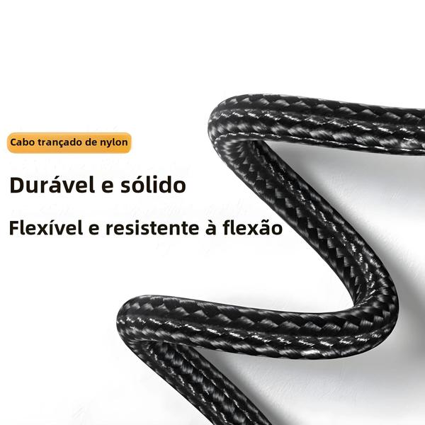 Adaptador de Alimentação USB-C 100W para Laptop HP, Asus, Lenovo e Dell - com Certificação Dual E-Mark Imagem de Adaptador de Alimentação USB-C 100W para Laptop HP, Asus, Lenovo e Dell - com Certificação Dual E-Mark