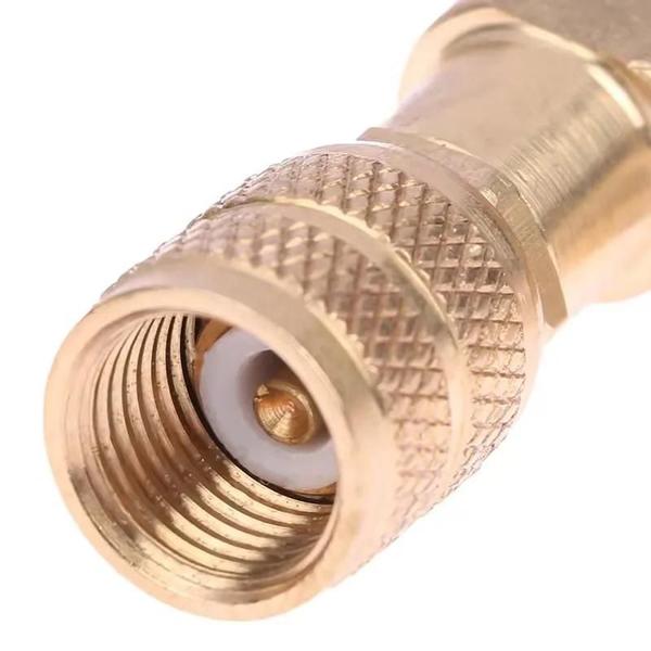 Adaptador de Ar Condicionado R410A/R22 com Mangueira de 1/4" Imagem de Adaptador de Ar Condicionado R410A/R22 com Mangueira de 1/4"