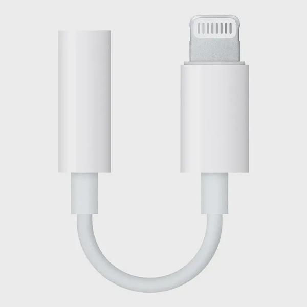 Imagem de Adaptador De Áudio P2 (3,5mm) Lightning Para Iphone Música Chamadas