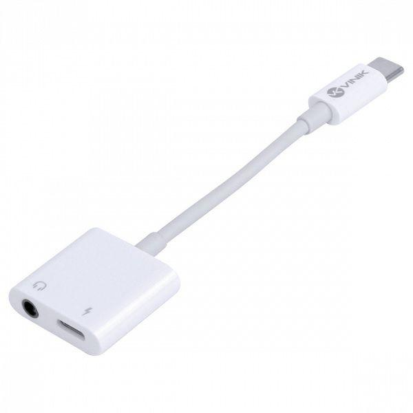 Imagem de Adaptador de Audio P2 + Carregador para USB-C ADPATC7.1 Vinik 35697