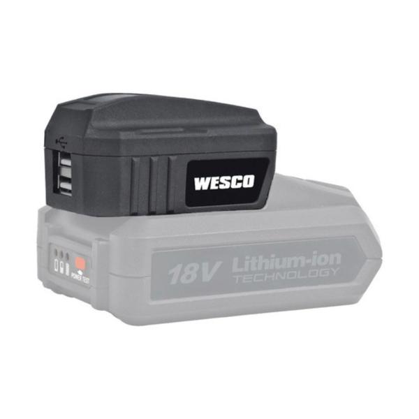 Imagem de Adaptador De Carga Usb A Bateria 18v Ws9859 Wesco 