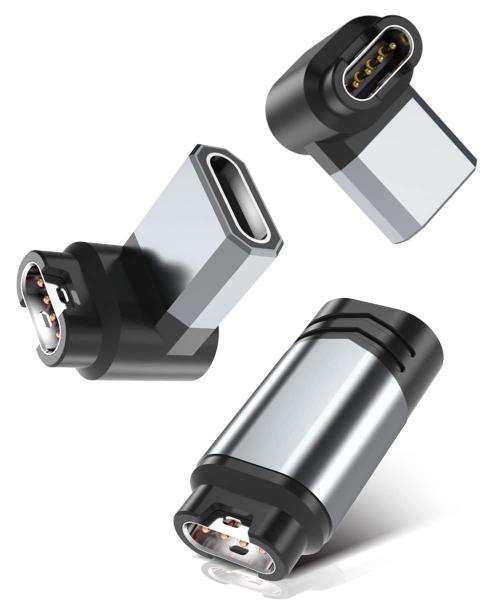 Imagem de Adaptador de carregador USB-C para relógio Garmin, pacote com 3 unidades, tipo C, Itramax