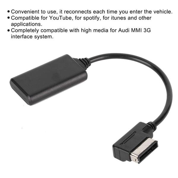 Imagem de Adaptador de interface de música Bluetooth 5.0 AUX Terisass Audi