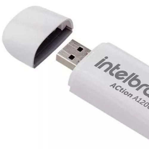 Adaptador De Internet Usb Intelbras Action A1200 Wireless Imagem de Adaptador De Internet Usb Intelbras Action A1200 Wireless