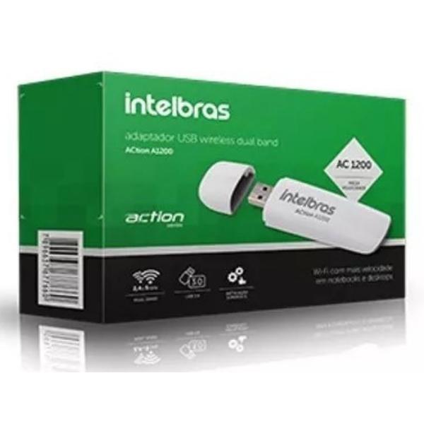 Adaptador De Internet Usb Intelbras Action A1200 Wireless Imagem de Adaptador De Internet Usb Intelbras Action A1200 Wireless