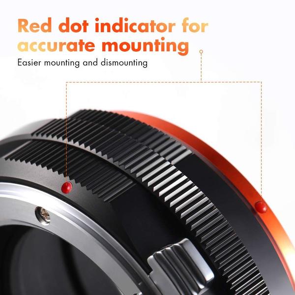 Imagem de Adaptador de montagem de lente K&F Concept G Mount F/AI/G Lens to E-Mount