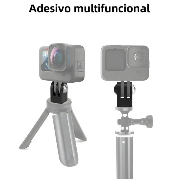 Imagem de Adaptador De Montagem De Tripé GoPro De Liga De Alumínio Monopé De 14 Polegadas Compatível Com Hero