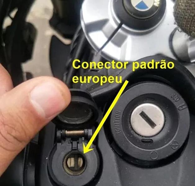 Imagem de Adaptador De Moto Tomada 12v Triumph Tiger 800 900 1200 Plug Europeu