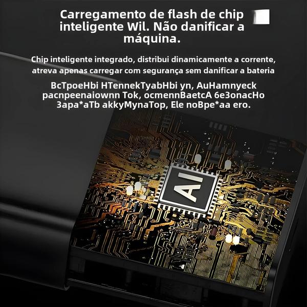 Adaptador de Parede USB-C 25W - Carregamento Rápido para Samsung S23, iPhone 15/14 e Xiaomi Imagem de Adaptador de Parede USB-C 25W - Carregamento Rápido para Samsung S23, iPhone 15/14 e Xiaomi