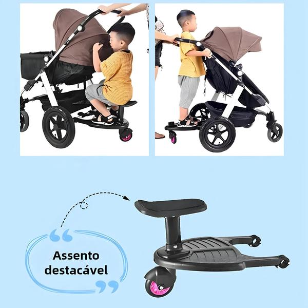 Imagem de Adaptador de Pedal para Carrinho de Bebê - Destacável e Confortável