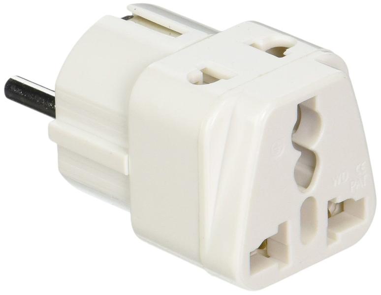 Imagem de Adaptador de plugue Citze BA-9-3P aterrado universal tipo E/F, pacote com 3