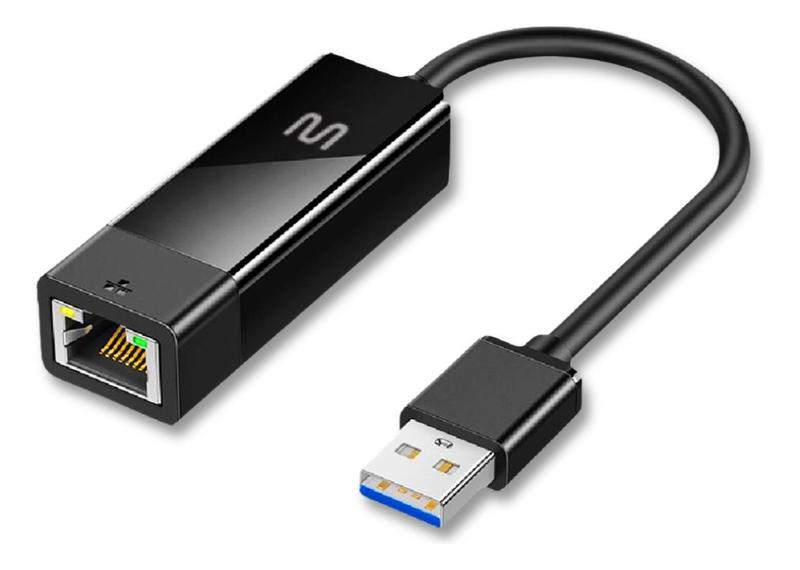 Imagem de Adaptador de Rede Ethernet Usb 3.0 Rj45 10/100/1000 Mbps Alta Velocidade