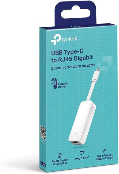 Imagem de Adaptador De Rede Gigabit Tp-link Ue300c Usb-c Para Rj45