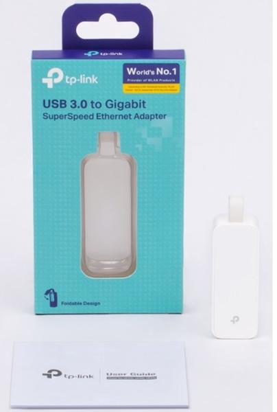 Adaptador de Rede TP-Link, Ethernet Gigabit, USB 3.0, Branco - UE300 Imagem de Adaptador de Rede TP-Link, Ethernet Gigabit, USB 3.0, Branco - UE300