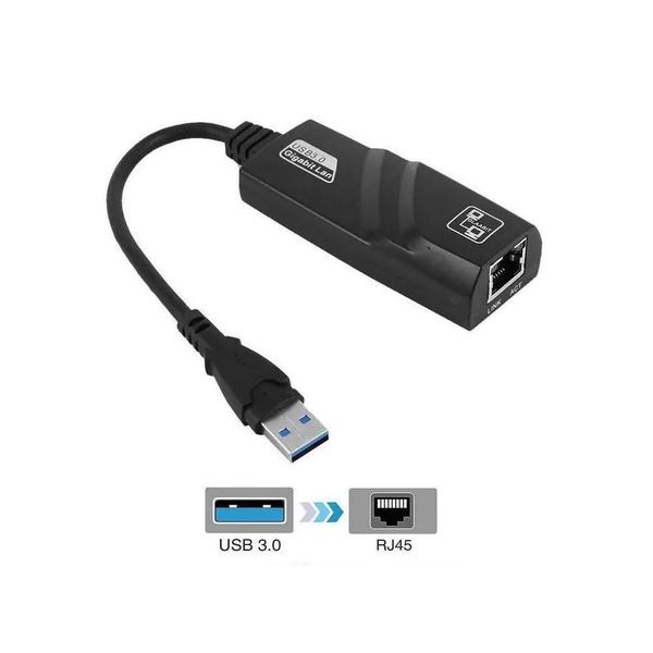 Imagem de Adaptador De Rede Usb 3.0 Para Rj45 10/100/1000Mbps