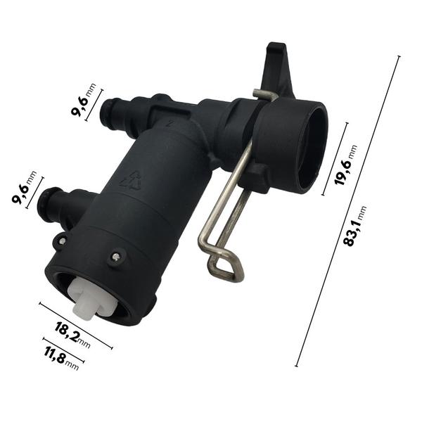 Imagem de Adaptador De Saida Com By Pass Compatível com Desobstruidora Wap WL1820 Ultra FW009453