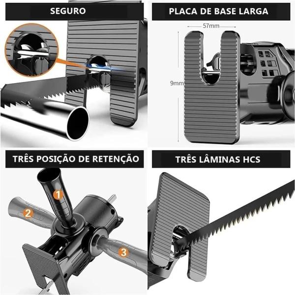 Imagem de Adaptador De Serra Tico Tico Portátil Super Prático Pro