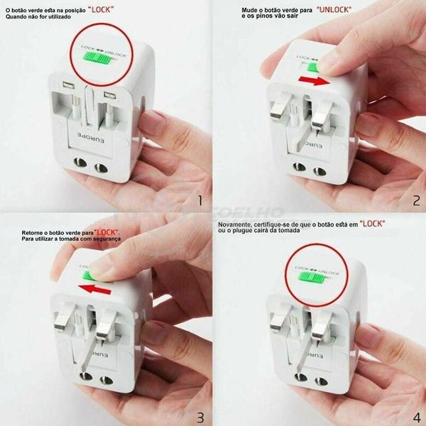 Imagem de Adaptador De Tomada All In One Universal