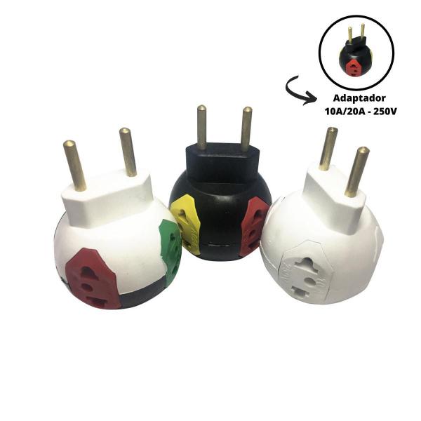 Imagem de Adaptador De Tomada Benjamim Bola 10A/20A/250V Un