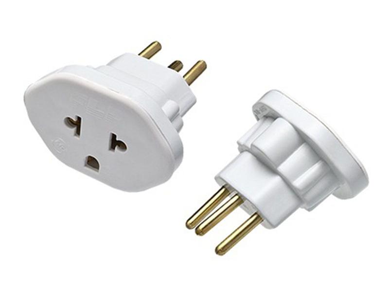 Imagem de Adaptador de Tomada Benjamin 3P 2p+t 10A 250V Com Inmetro