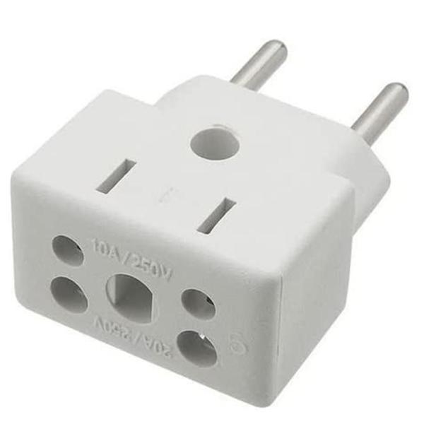 Imagem de Adaptador De Tomada Bob Esponja 3 Pinos 10A/20A P/2 Pinos