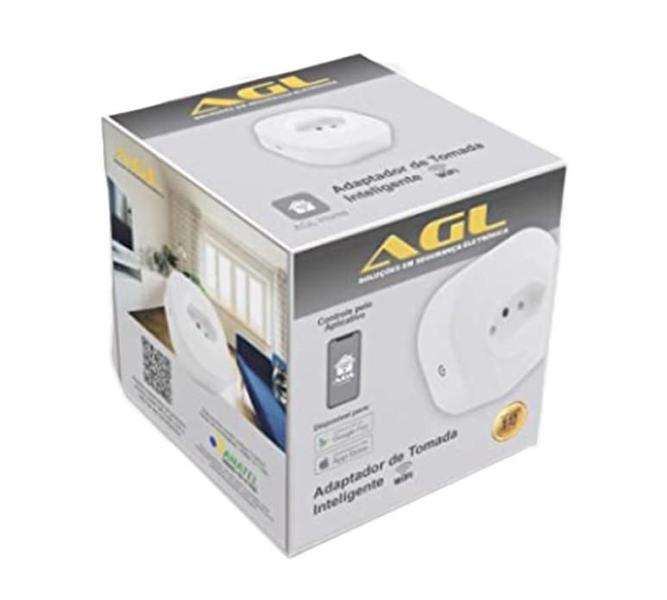 Imagem de Adaptador de Tomada inteligente WiFi AGL Compatível com Alexa 10A