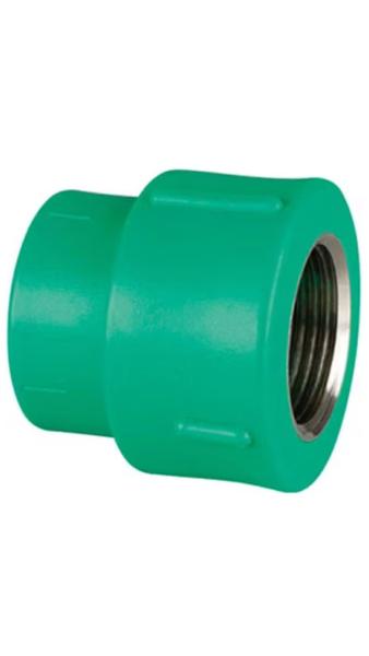 Imagem de Adaptador de transição fêmea ppr verde amanco dn20x1/2