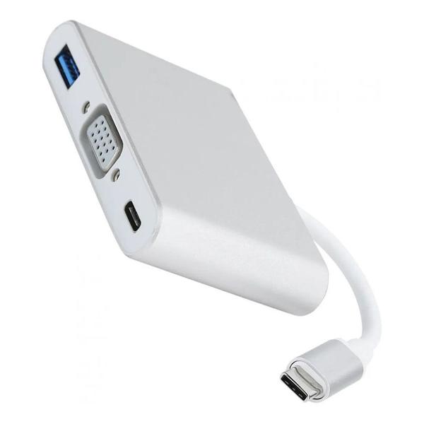 Imagem de Adaptador De Usb-c Para Vga Multiporta 3 Em 1 Vga Usb 3.1-c