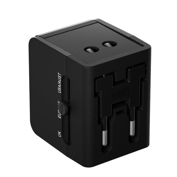 Imagem de Adaptador de viagem universal NOVA WAVE NW606-1 - Preto