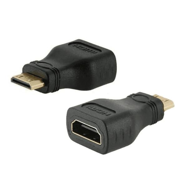 Imagem de Adaptador de Vídeo HDMI Fêmea para Mini HDMI Macho 1080p