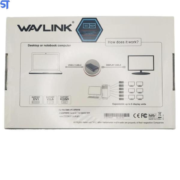 Imagem de Adaptador De Vídeo Usb 2.0 X Vga Dvi Hdmi Multi Display Uga