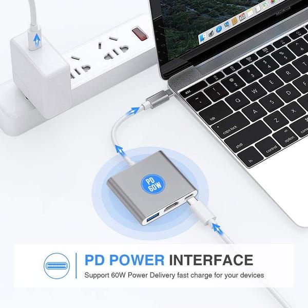 Imagem de Adaptador Dex Para Samsung Usb 3.1 Tipo C Hub Thunderbolt 3.0 X Hdmi Usb 3 4k