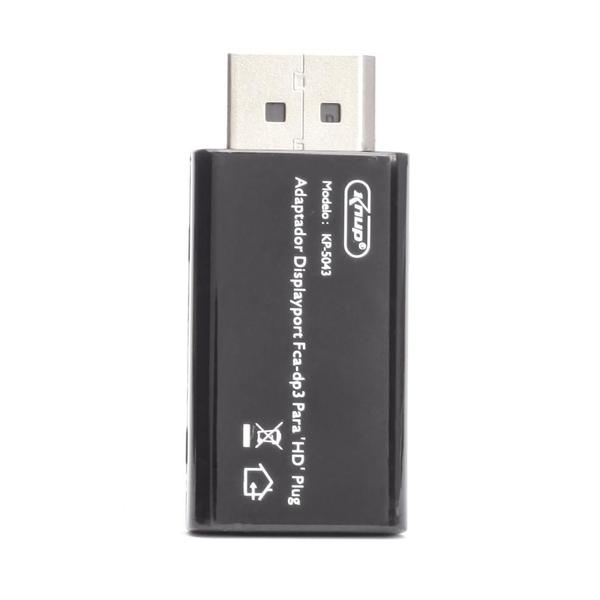 Imagem de Adaptador Displayport Fca-Dp3 Para Hdmi Plug Kp-5043 Knup