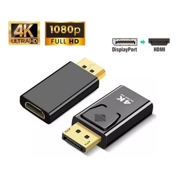 Imagem de Adaptador Displayport Para Hdmi 4k Knup Kp-5043