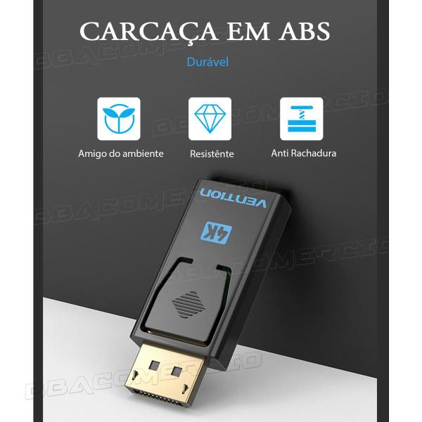 Imagem de Adaptador Displayport Para Hdmi Conversor 4k 30hz Tv Monitor