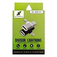 Imagem de Adaptador Divisor Lightning para Fone de Ouvido Lightning e Carregador X-Cell XC-ADP-07