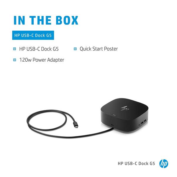 Imagem de Adaptador Dock HP USB-C G5-11 em 1 para USB-C e Thunderbolt